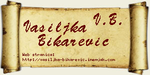 Vasiljka Bikarević vizit kartica